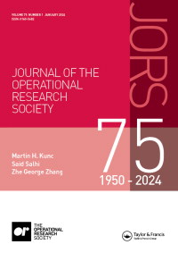 Cover image for Journal of the Operational Research Society, Volume 75, Issue 1, 2024