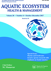 Cover image for Aquatic Ecosystem Health & Management, Volume 20, Issue 4, 2017