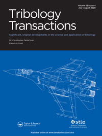 Cover image for Tribology Transactions, Volume 63, Issue 4, 2020