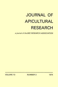 Cover image for Journal of Apicultural Research, Volume 13, Issue 3, 1974