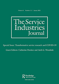 Cover image for The Service Industries Journal, Volume 41, Issue 1-2, 2021