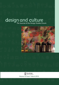 Cover image for Design and Culture, Volume 10, Issue 1, 2018