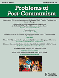 Cover image for Problems of Post-Communism, Volume 66, Issue 1, 2019