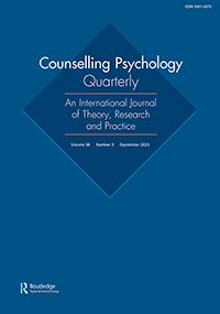 Cover image for Counselling Psychology Quarterly, Volume 36, Issue 3, 2023