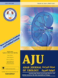 Cover image for Arab Journal of Urology, Volume 16, Issue 1, 2018