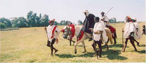 Figure 5. Wedding ceremony with the use of senga horses