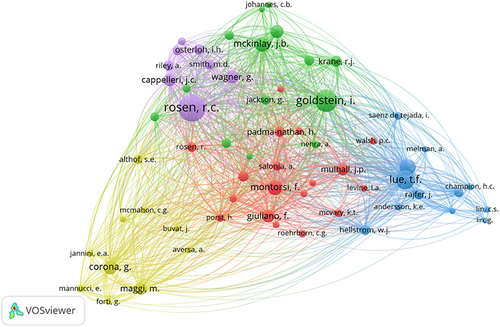 Figure 5 Co-citation networking based on scholars.