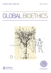 Cover image for Global Bioethics, Volume 27, Issue 1, 2016