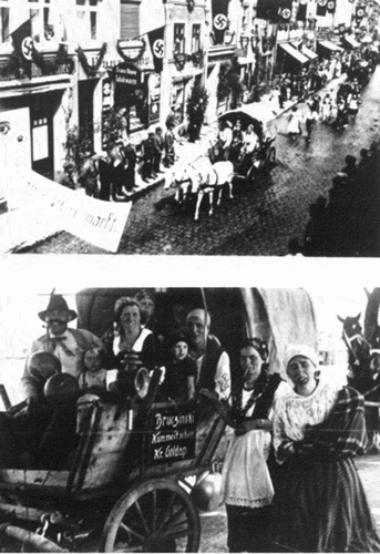 Figure 5. The float representing the horse fair at the 600th anniversary celebrations of the city of Wehlau, 1936 (Postcard) (Bildarchiv Kreisgemeinschaft Wehlau, www.kreisgemeinschaft-wehlau.de, 111–0584).