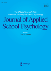 Cover image for Journal of Applied School Psychology, Volume 38, Issue 3, 2022