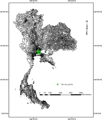 Figure 3. Survey Locations.