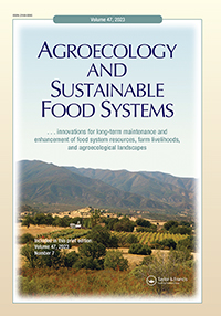 Cover image for Agroecology and Sustainable Food Systems, Volume 47, Issue 7, 2023