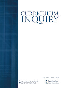Cover image for Curriculum Inquiry, Volume 51, Issue 1, 2021