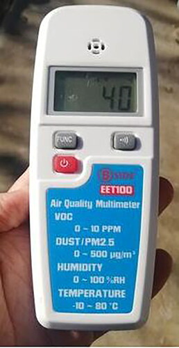 Figure 3. The air quality multimeter.