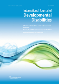 Cover image for International Journal of Developmental Disabilities, Volume 64, Issue 2, 2018
