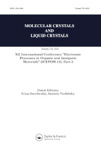 Cover image for Molecular Crystals and Liquid Crystals, Volume 718, Issue 1, 2021