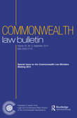 Cover image for Commonwealth Law Bulletin, Volume 40, Issue 3, 2014