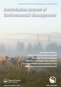 Cover image for Australasian Journal of Environmental Management, Volume 29, Issue 4, 2022