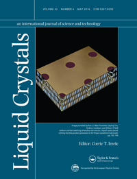 Cover image for Liquid Crystals, Volume 43, Issue 6, 2016