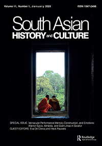Cover image for South Asian History and Culture, Volume 11, Issue 1, 2020