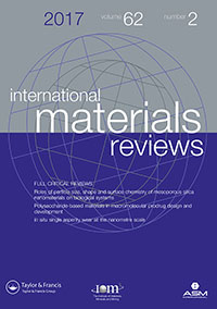 Cover image for International Materials Reviews, Volume 62, Issue 2, 2017