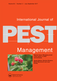 Cover image for International Journal of Pest Management, Volume 63, Issue 3, 2017