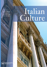 Cover image for Italian Culture, Volume 38, Issue 2, 2020