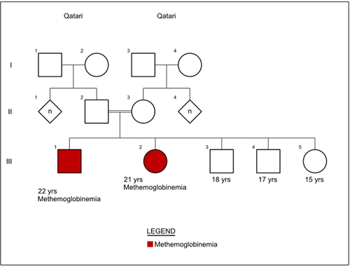 Figure 2 Autosomal recessive pedigrees tend to show fewer affected individuals and are often described as “skipping” generations. Thus, the primary feature distinguishing autosomal recessive from dominantly inherited traits is that unaffected individuals can have affected offspring, as seen by the red-colored affected children, from carrier parents from the second generation.