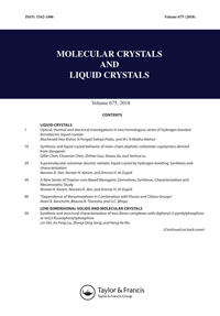 Cover image for Molecular Crystals and Liquid Crystals, Volume 675, Issue 1, 2018