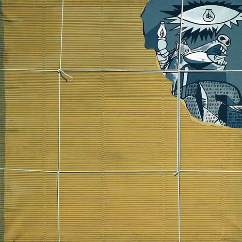 Figure 7 Equipo Crónica, Guernica 69. El embalaje, 1969. Acrylic on canvas, 120.5 x 119.5 cm, Fundación La Caixa, Barcelona © DACS 2022.