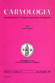 Cover image for Caryologia, Volume 42, Issue 3-4, 1989