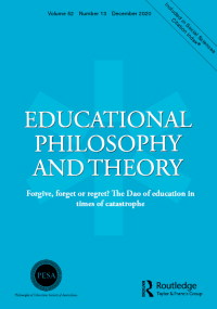 Cover image for Educational Philosophy and Theory, Volume 52, Issue 13, 2020