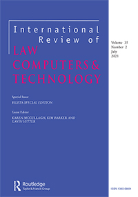 Cover image for International Review of Law, Computers & Technology, Volume 35, Issue 2, 2021