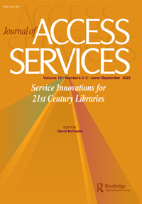 Cover image for Journal of Access Services, Volume 19, Issue 2-3, 2022