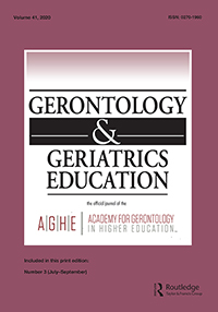 Cover image for Gerontology & Geriatrics Education, Volume 41, Issue 3, 2020