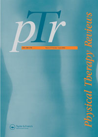Cover image for Physical Therapy Reviews, Volume 27, Issue 3, 2022