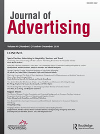 Cover image for Journal of Advertising, Volume 49, Issue 5, 2020