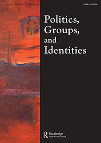 Cover image for Politics, Groups, and Identities, Volume 6, Issue 4, 2018