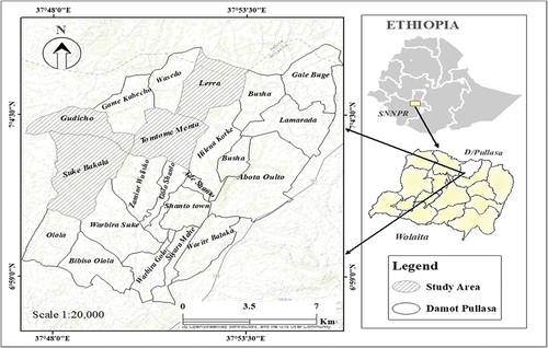 Figure 1. Location map of the study area.