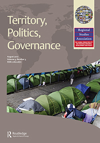 Cover image for Territory, Politics, Governance, Volume 5, Issue 3, 2017