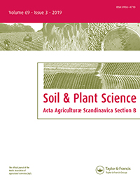Cover image for Acta Agriculturae Scandinavica, Section B — Soil & Plant Science, Volume 69, Issue 3, 2019