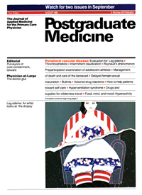 Cover image for Postgraduate Medicine, Volume 78, Issue 2, 1985