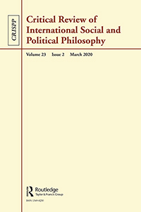 Cover image for Critical Review of International Social and Political Philosophy, Volume 23, Issue 2, 2020