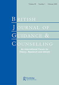 Cover image for British Journal of Guidance & Counselling, Volume 49, Issue 1, 2021