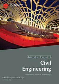 Cover image for Australian Journal of Civil Engineering, Volume 19, Issue 2, 2021
