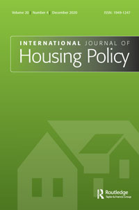 Cover image for International Journal of Housing Policy, Volume 20, Issue 4, 2020