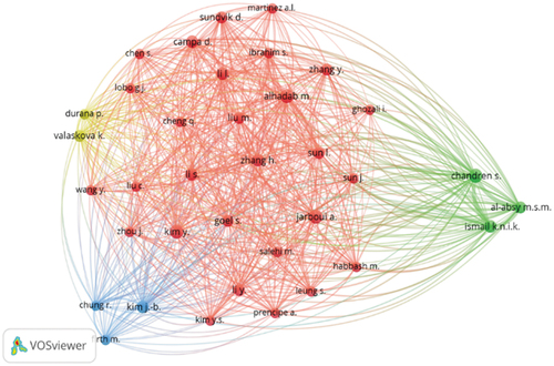 Figure 9. Co-author analysis.