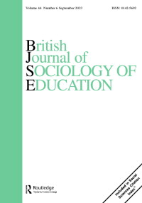 Cover image for British Journal of Sociology of Education, Volume 44, Issue 6, 2023