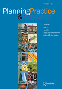 Cover image for Planning Practice & Research, Volume 38, Issue 3, 2023