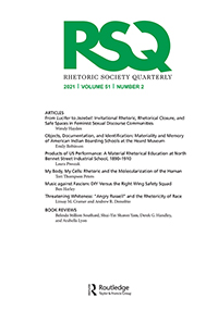 Cover image for Rhetoric Society Quarterly, Volume 51, Issue 2, 2021
